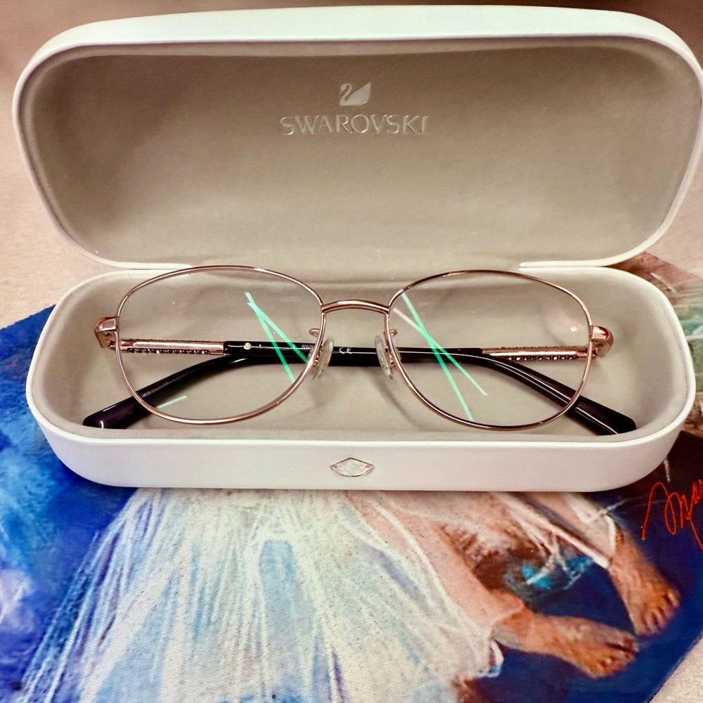 Swarovski Eye Glass Frame w/ Case